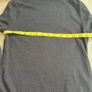 Abercrombie & Fitch Merino Wool Sweater Black S Mock Neck Button Academic Preppy thumbnail 7