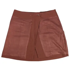WeWoreWhat‎ Blazer Skirt Brown Button Front Asymmetrical A-Line Size S thumbnail 3