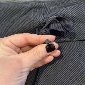 Lululemon athletica Navy Blue Striped Mid OR High Rise Jogger Yoga Pant See Pics thumbnail 6