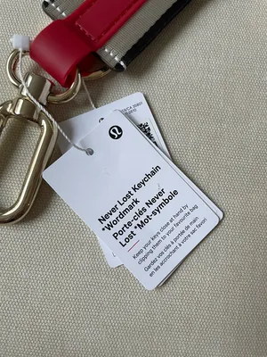 Lululemon Never Lost Keychain *Word Mark* thumbnail 3