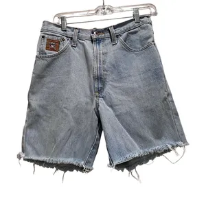 Vintage Cinch Denim Cut Off Distressed High Waist Shorts‎ Size 31 Western Jorts thumbnail 1