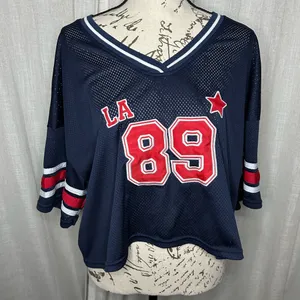 TJ Maxx Large Women’s LA 89 Cropped Jersey Tee thumbnail 1