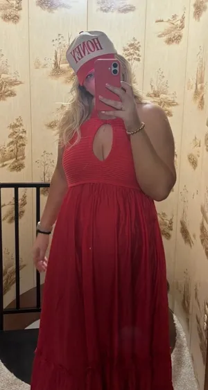 Red Maxi Dress Size M thumbnail 1