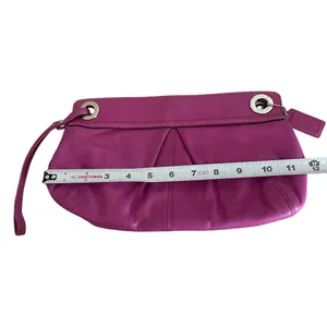 Coach Kyra Large Wristlet‎ Clutch in Pink Berry thumbnail 3