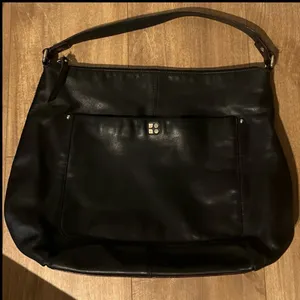 Kate Spade Joison Delancey Street Noel Shoulder Bag Black Leather‎ thumbnail 1
