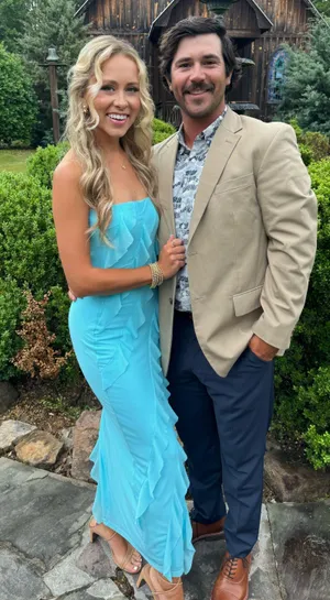 Blue Maxi Dress Size 6 thumbnail 3