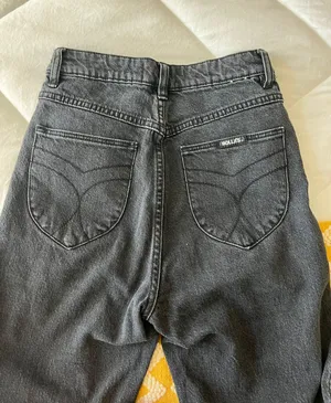 Free People Black High Rise Slim Leg Jeans thumbnail 8