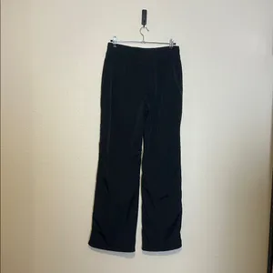 Good American Wide Leg Track Pants Black Size 2 Small Drawstring‎ Mesh Lined thumbnail 7