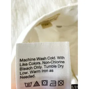 Madewell | EUC Cali Demi-Boot Jeans Pure White Raw Hem Cropped Flare | Sz 28 thumbnail 12