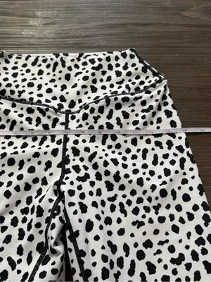 Balance Athletica Kids Black and White Spot Print Leggings thumbnail 5