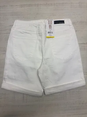 DKNY Jeans Women's Denim Bermuda Short (US, Numeric, 6, Regular, White) thumbnail 2