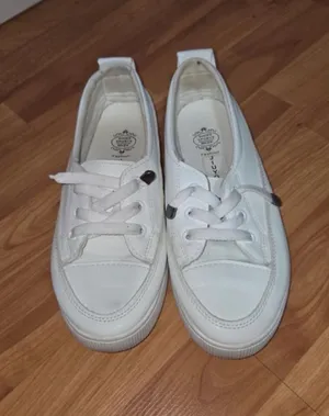 White Casual Sneakers Lace-Up Women's Shoes thumbnail 1