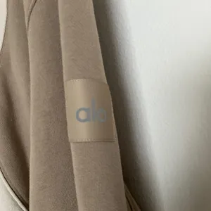 Alo Yoga Make Waves Hoodie Ivory/Bone/Gravel XS thumbnail 4