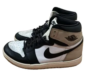 Nike Air Jordan 1 Retro High OG Latte Women’s 9 Brown White Black FD2596-021 thumbnail 1
