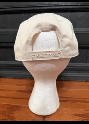Riverbed Threads “Financially irresponsible!” adjustable hat - cream & sea green. Gently warn and in excellent condition & clean. Unisex/ One size. Non-smoking home. Priced at as is condition. Don’t like my price make a reasonable offer. thumbnail 4