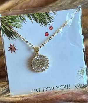 Nordstrom NWT Letter E - Mini Pave Alphabet Pendant Gold Necklace thumbnail 1