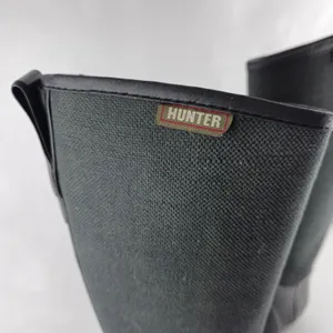 Hunter Boots‎ Womens 37/5 Lady N Black Rubber Rain Boots Original thumbnail 3