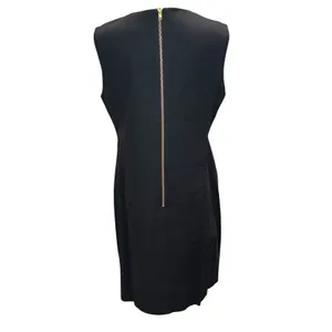 Anthropologie Tabitha Black Cotton Diamond Embroidered‎ Boho Sleeveless Dress 12 thumbnail 3