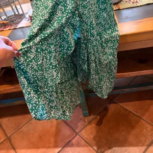 Lulu's Emerald Floral High-Low Dress thumbnail 8