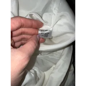 Lafayette 148‎ Pants Women 6 White Good Linen Wide Leg High Waist Trousers thumbnail 3