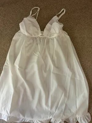 White Summer Dress Size XS thumbnail 1