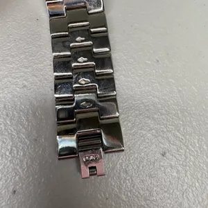 aria AR-410 mother of pearl quartz watch silver tone bracelet original box thumbnail 11