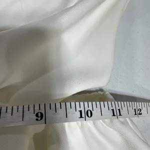 Timeless Collection A-Line Midi Dress Puff Sleeve Cut Out Womens XS Off White thumbnail 13