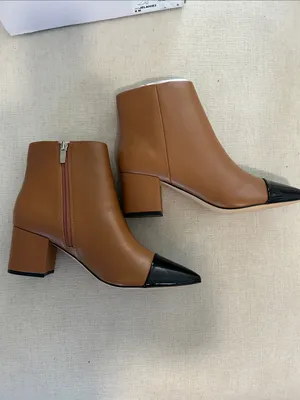 Marc Fisher Jelanie2, Dark Natural Leather, Size 8, NWT thumbnail 5