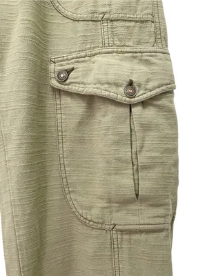 Free People Park Ave Cargo Pants Sz XS Olive Green Wide Leg Cotton Utility Boho thumbnail 11