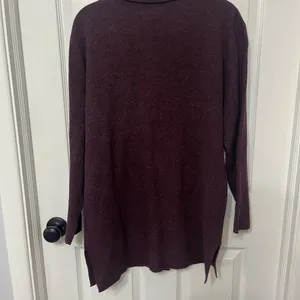 EDDIE‎ BAUER button front cardigan sweater jacket size small 100% lambs wool thumbnail 4