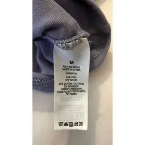 GARAGE Portia Square Neckline T Shirt in English Manor Blue sz. M thumbnail 7
