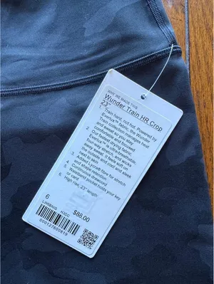Lululemon Wunder Train High Rise 23” Heritage Camo Black Size 6 NWT thumbnail 4