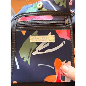Seafolly Australia Floral Neoprene Beach Tote Oversized Travel Bag thumbnail 5