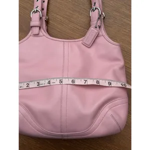 Vintage Coach Soho Slim Hobo Pink Leather Shoulder Bag L3S-4993 Coquette thumbnail 5