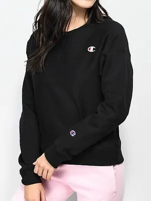 Champion Black  Sweatshirt/crew neck thumbnail 1