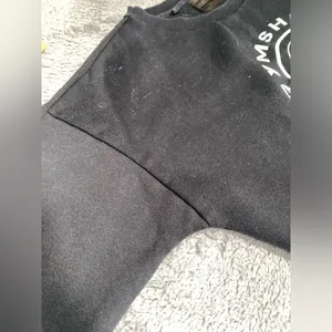 Gymshark Black Cropped Sweatshirt small thumbnail 7