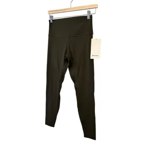 NEW lululemon Align Super-High-Rise Pant 28" Size 8 Dark Olive SOLD OUT thumbnail 6