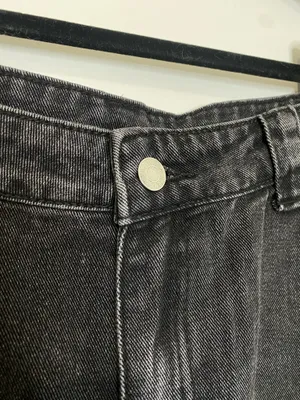 SHEIN Black Denim Cargo Shorts thumbnail 5