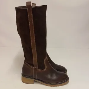 SBICCA JAVAN LEATHER RIDING BOOTS KNEE-HIGH BOOTS size 8.5 B23A‎ thumbnail 6