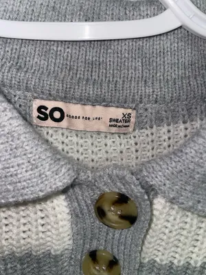 SO Cropped Polo Sweater thumbnail 2