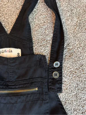 Pistola Black Casual Utility Overalls Size Small thumbnail 4