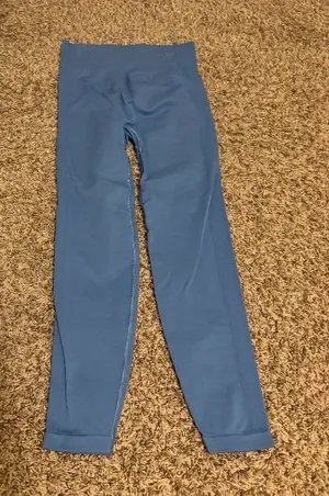 YPB Athletic Leggings Medium Powder Blue Abercrombie & Fitch Activewear Casual thumbnail 1