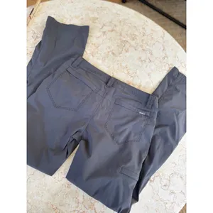 Eddie Bauer Womens Gray Convertible Roll-Up hiking Pants Size 2 With Pockets Nyl thumbnail 4