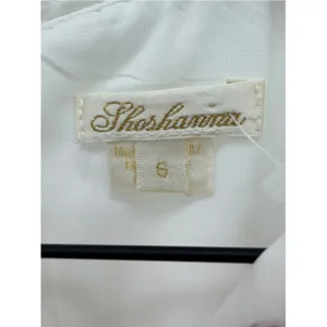Shoshanna Maia White Jacquard Balloon Sleeve Tie Front Mini Dress 6 Bridal LWD thumbnail 6