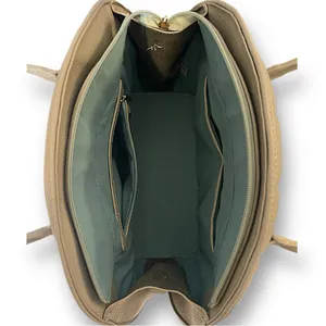 Bowler Style Bag•Bag•Shoulder Bag•Purse•Tote•Olive Green•Vintage Boutique Style thumbnail 4