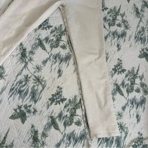 Paige Kylie Crop Jeans White 28 Skinny Stretch thumbnail 12