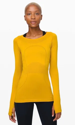 Lululemon Swiftly Tech Long Sleeve Yellow thumbnail 1