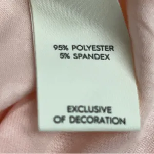 Laura Ashley Soft pink Textured two piece Pajama Set L butterfly heart embossed thumbnail 3