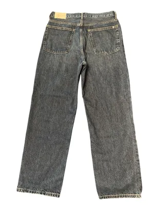 Everlane Women's Way-High Jean Medium Washed Blue button fly Size 30 NWT thumbnail 4
