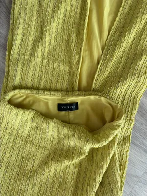 White Fox Boutique Lime Green Maxi Skirt thumbnail 4